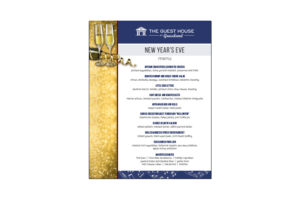 MGR Consulting Group - The Guesthouse At Graceland New Years Eve Dining Menu